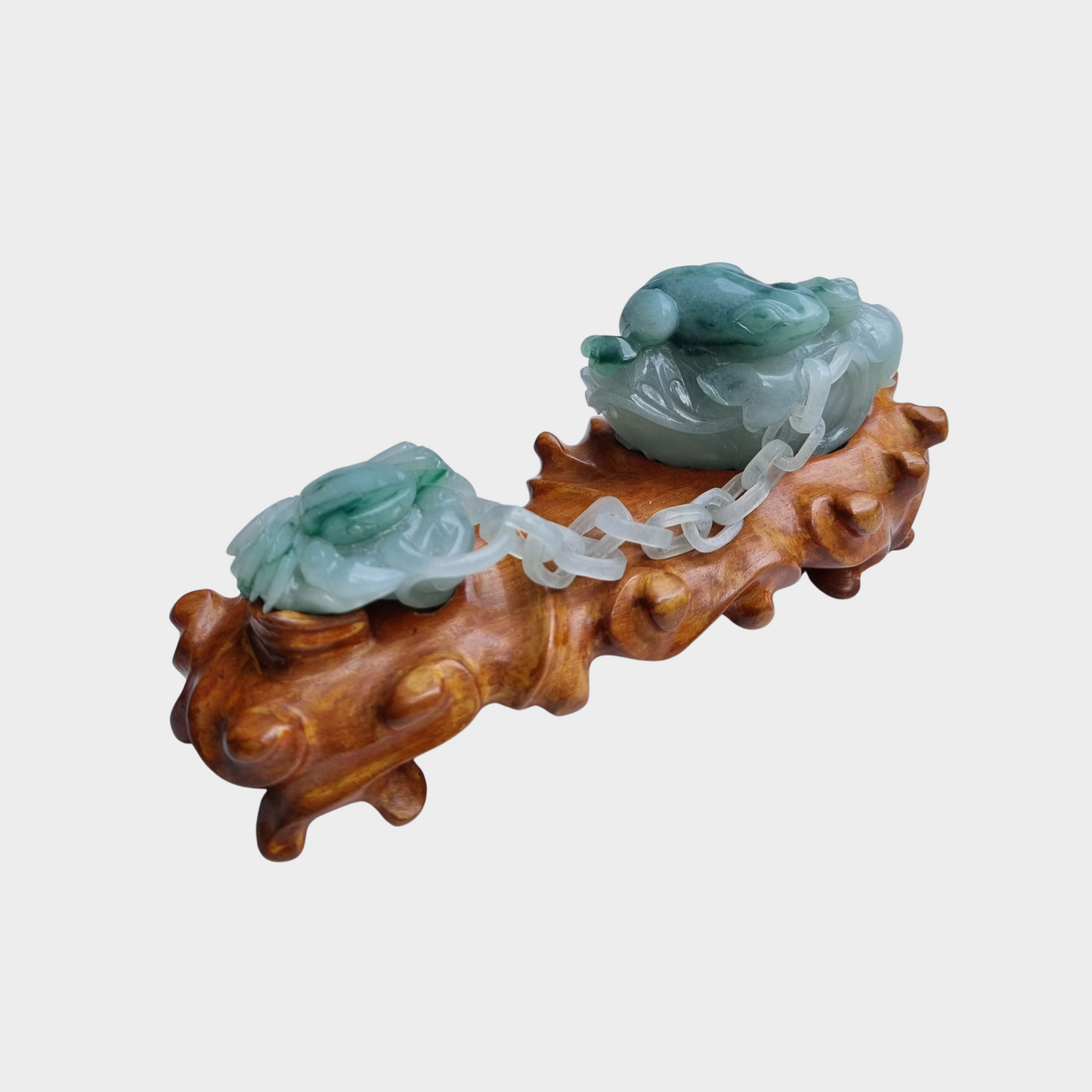 "The Calm Vertebrates" Jadeite Jade Display